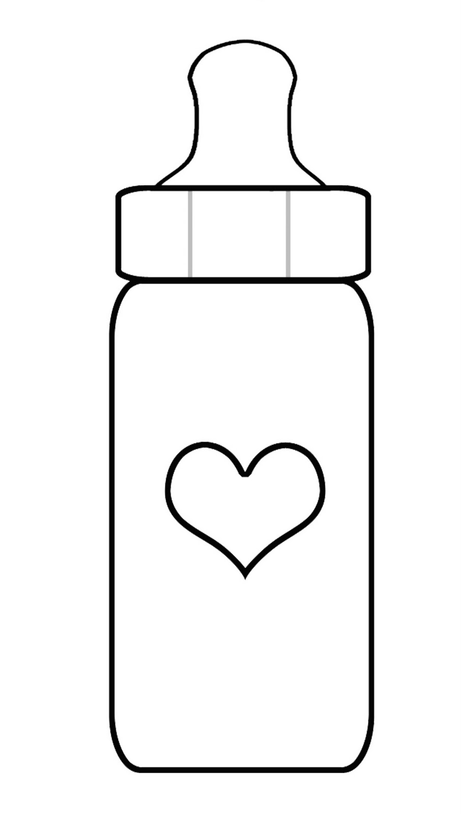 906x1600 Best s of Baby Bottle Outline Printables