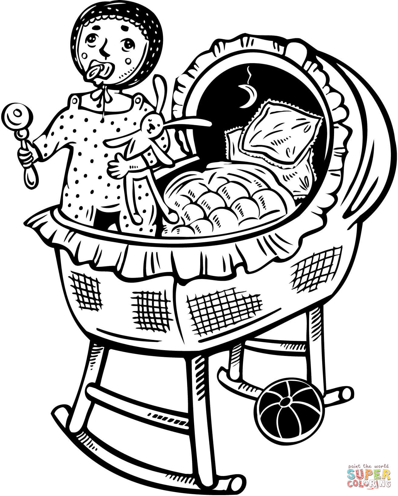 baby coloring pages free on clipartmag
