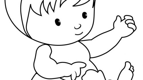 Baby Coloring Pages | Free download on ClipArtMag