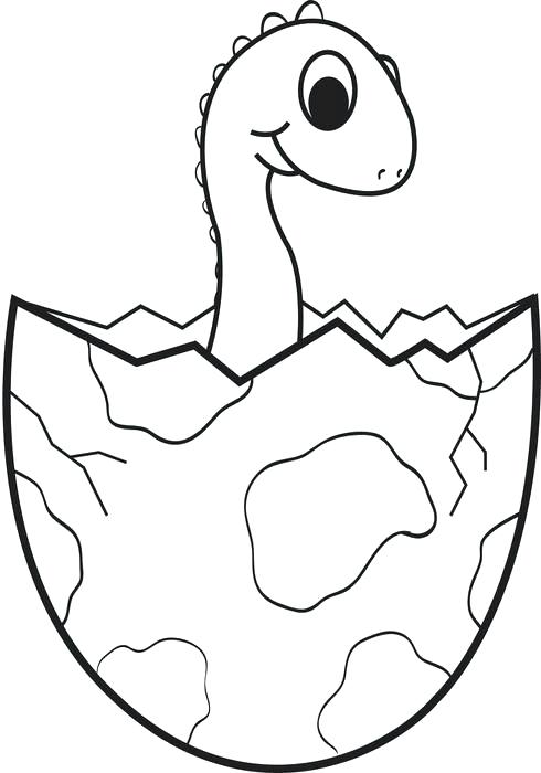Baby Dinosaur Coloring Page | Free download on ClipArtMag