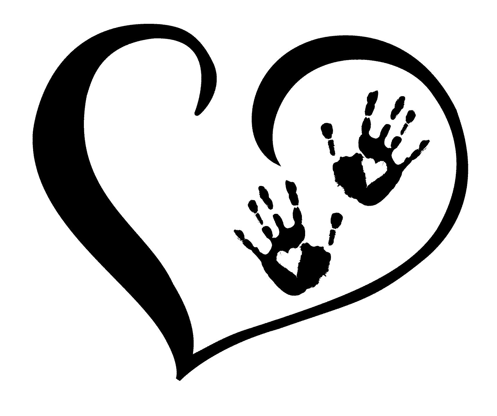 Baby Handprint Clipart | Free download on ClipArtMag