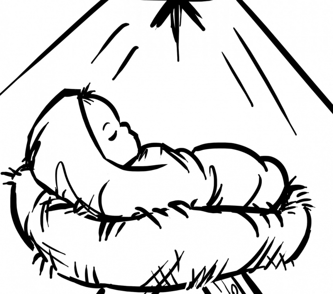 Baby Jesus Drawings | Free download on ClipArtMag