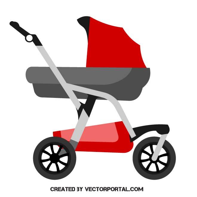 Baby Stroller Clipart | Free download on ClipArtMag