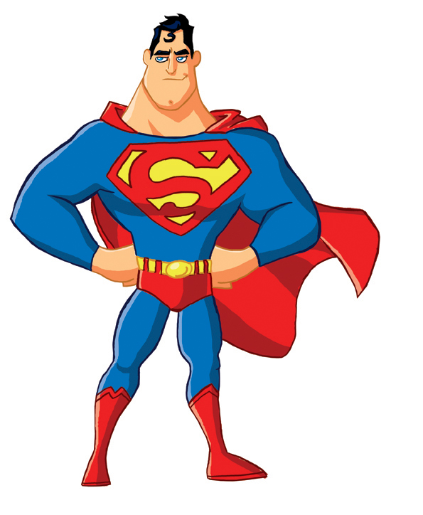baby superman clipart