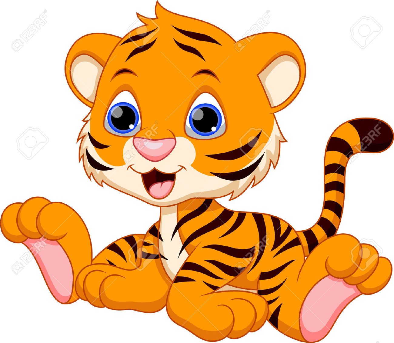 Baby Tiger Clipart | Free download on ClipArtMag
