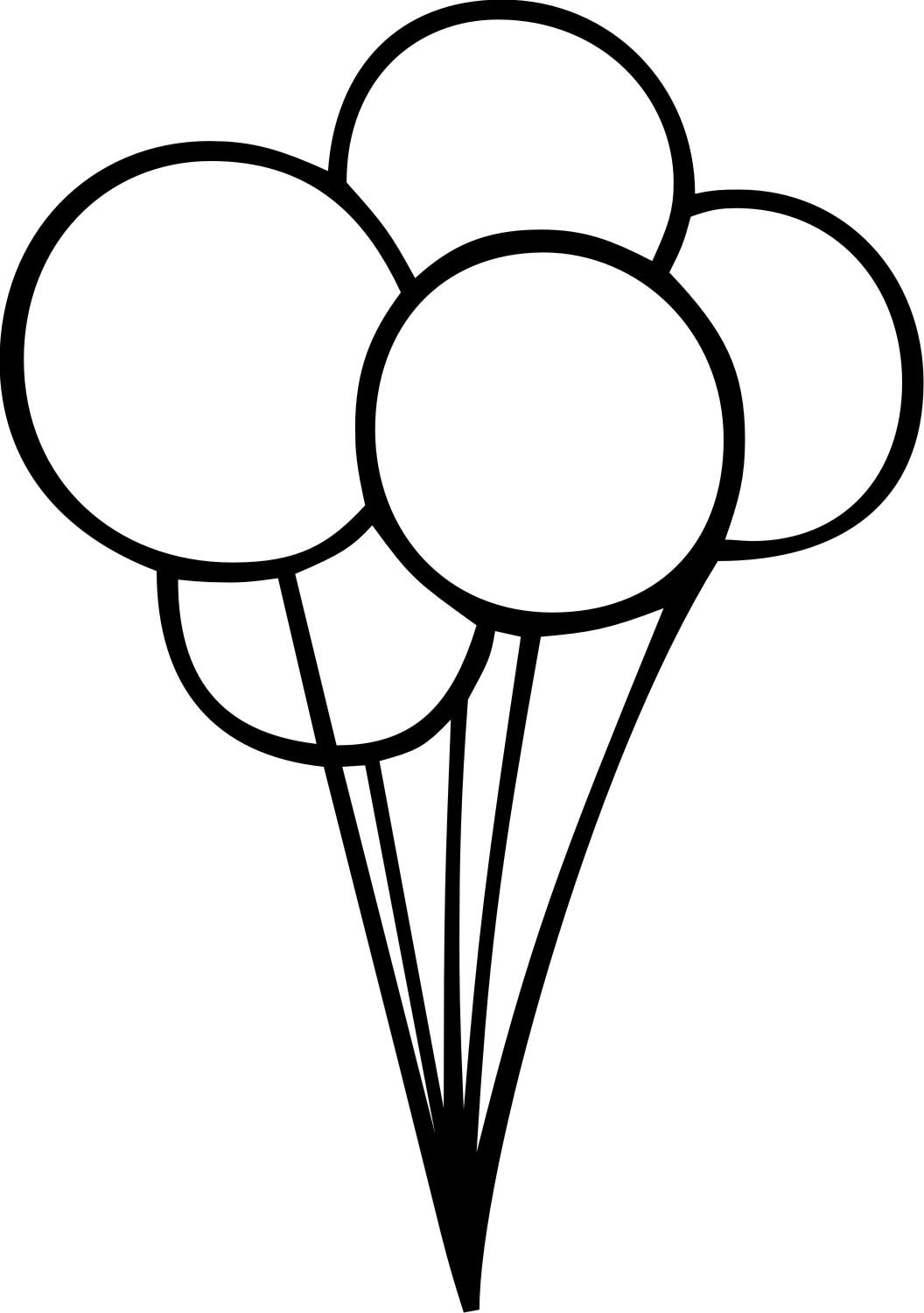 Balloon Black And White Clipart | Free download on ClipArtMag