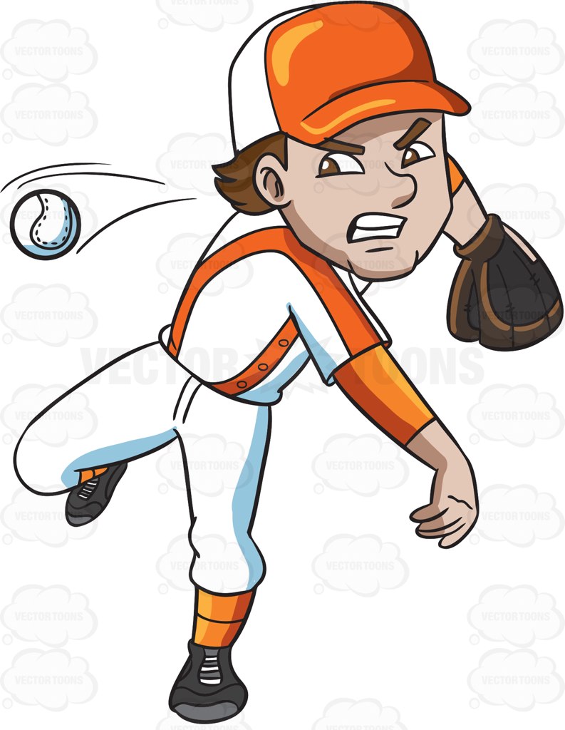 Baseball Pitcher Clipart | Free download on ClipArtMag