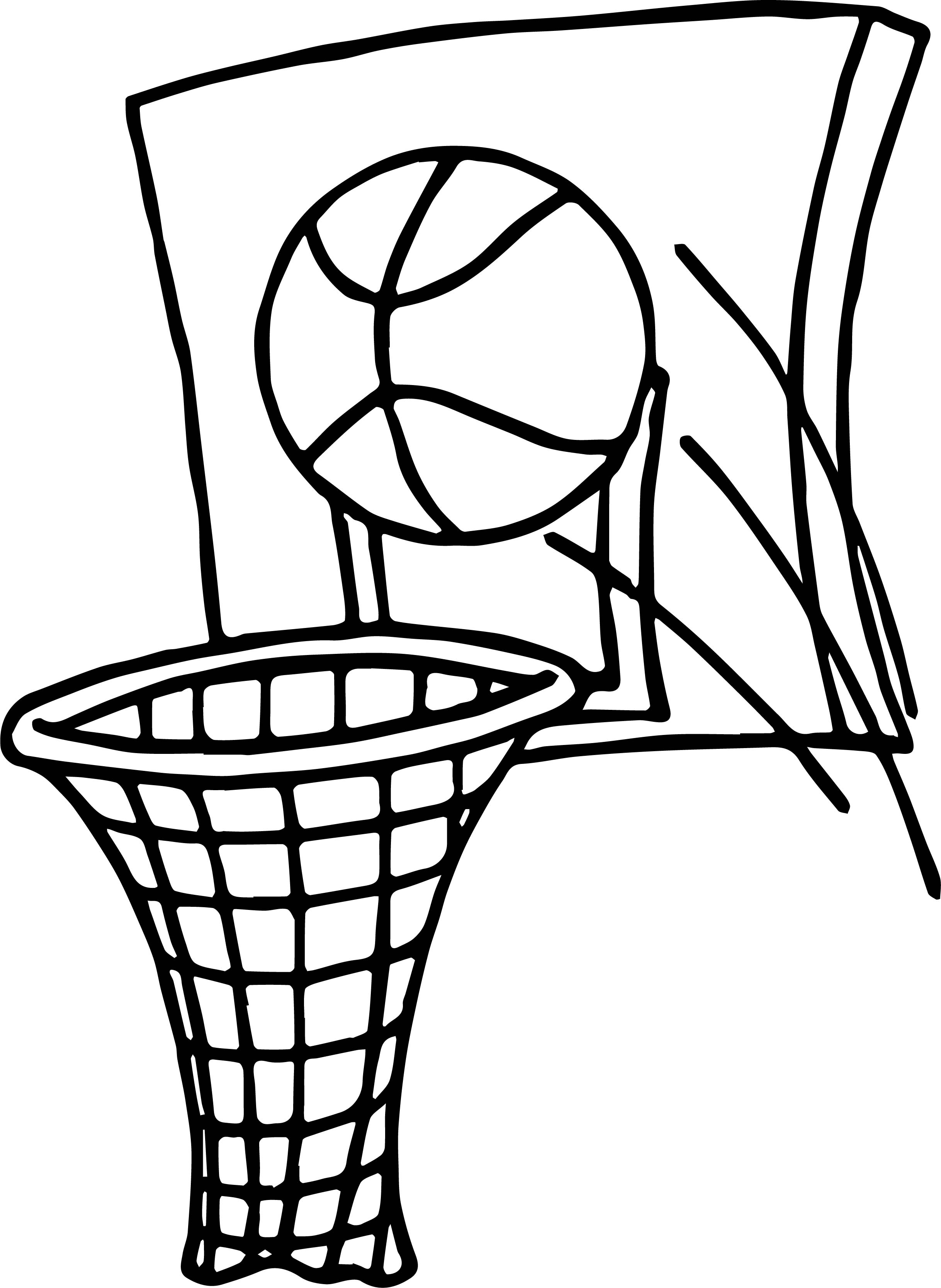 Basketball Coloring Pages Free download on ClipArtMag