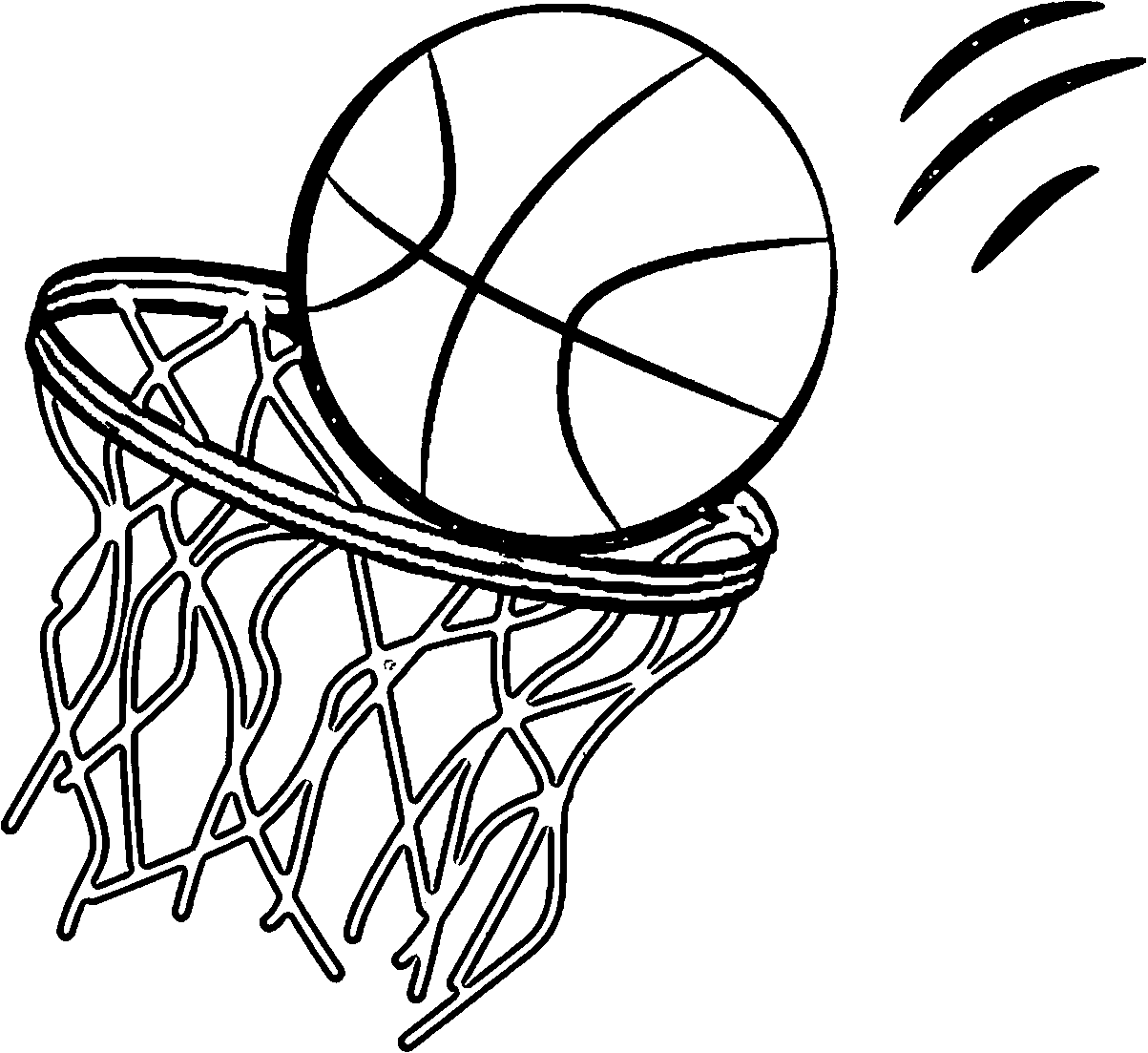 Ausmalbilder Basketball