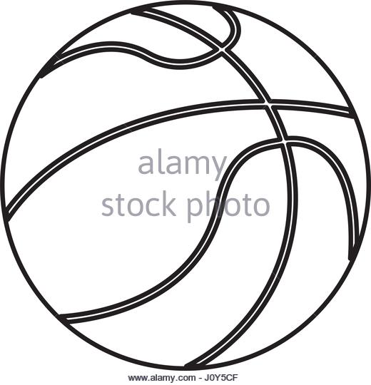 Basketball Outline Clipart | Free download on ClipArtMag
