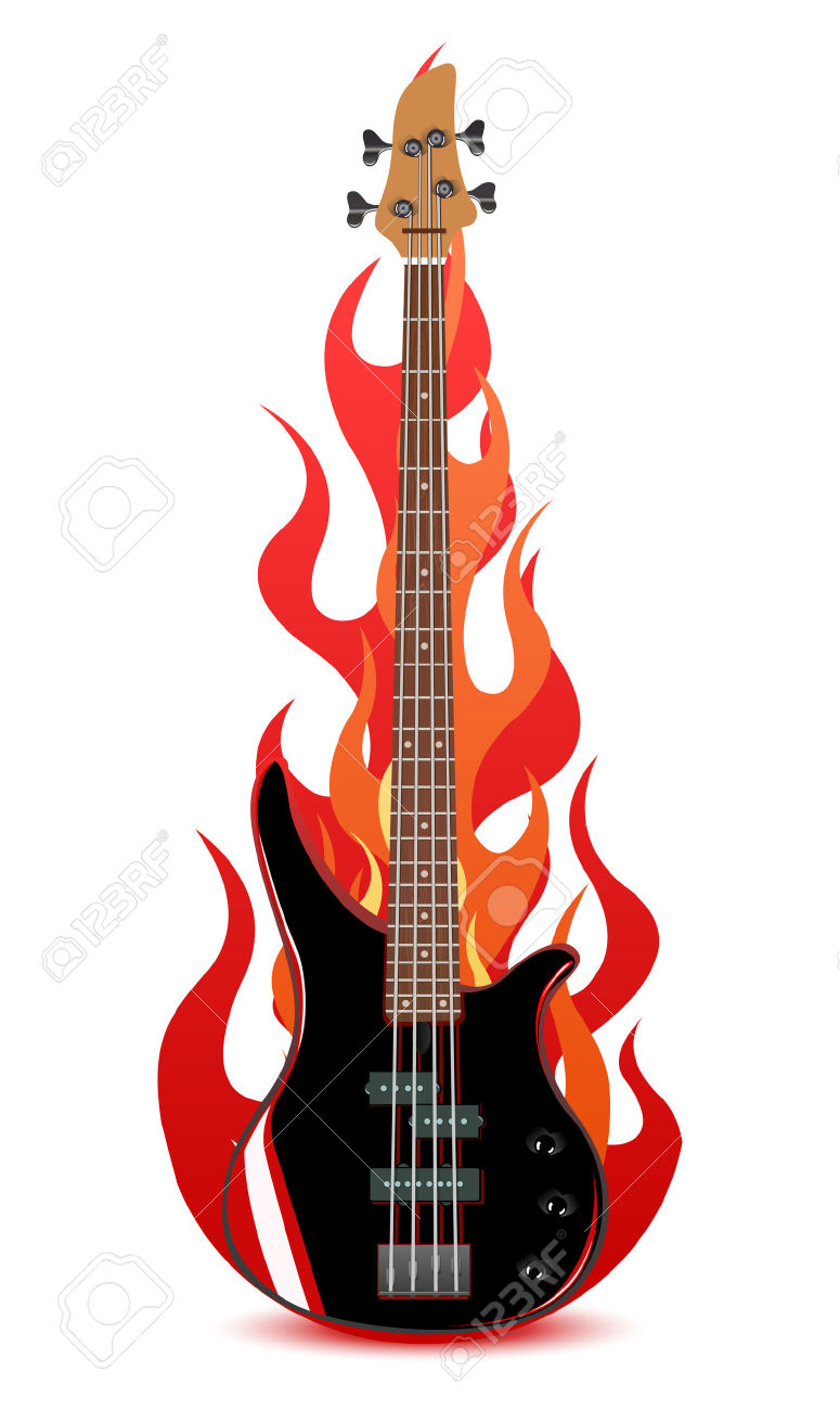 Bass Guitar Clipart Free Download On Clipartmag