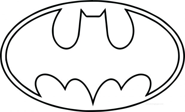 Batman Logo Outline Free download on ClipArtMag