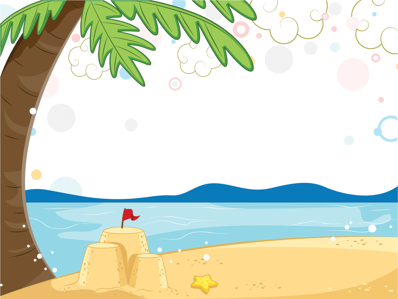 Beach Background Clipart Free download on ClipArtMag