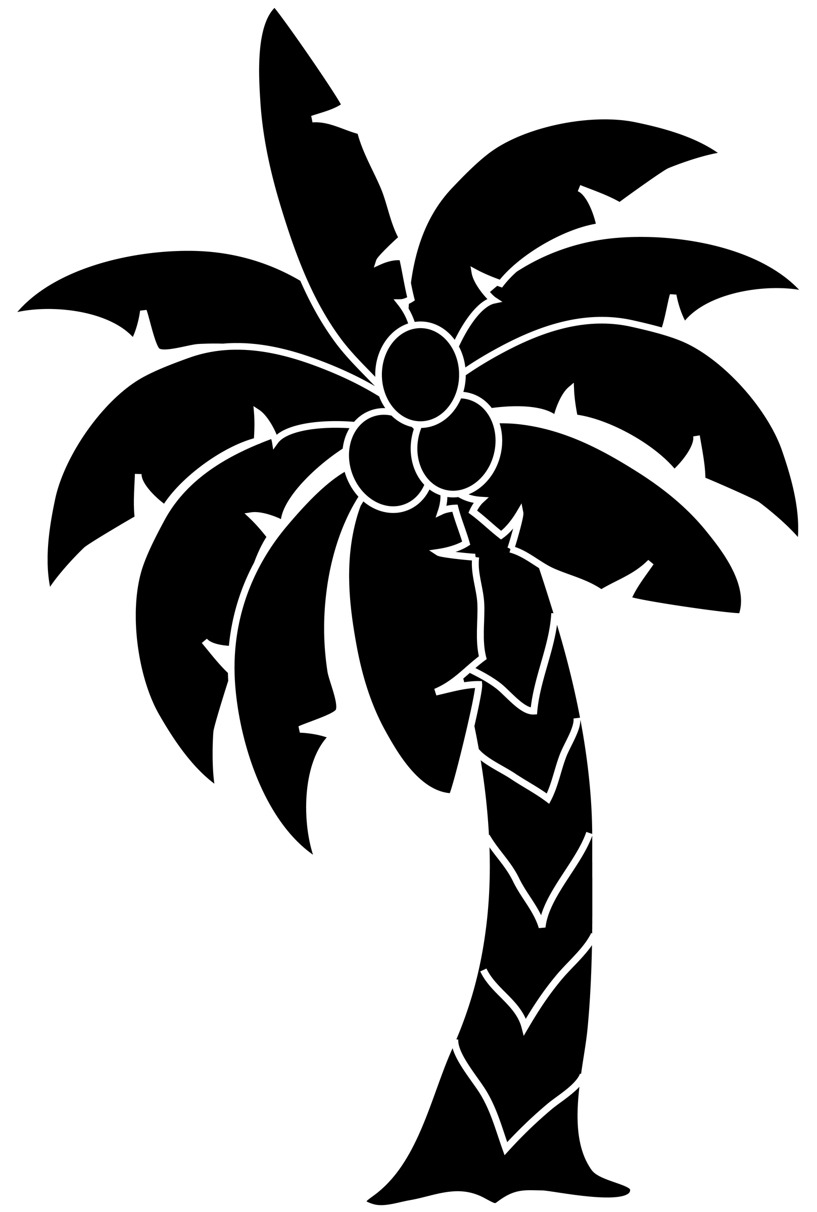 Beach Clipart Black And White | Free download on ClipArtMag