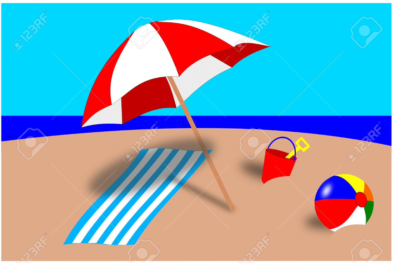 Beach Scene Clipart | Free download on ClipArtMag