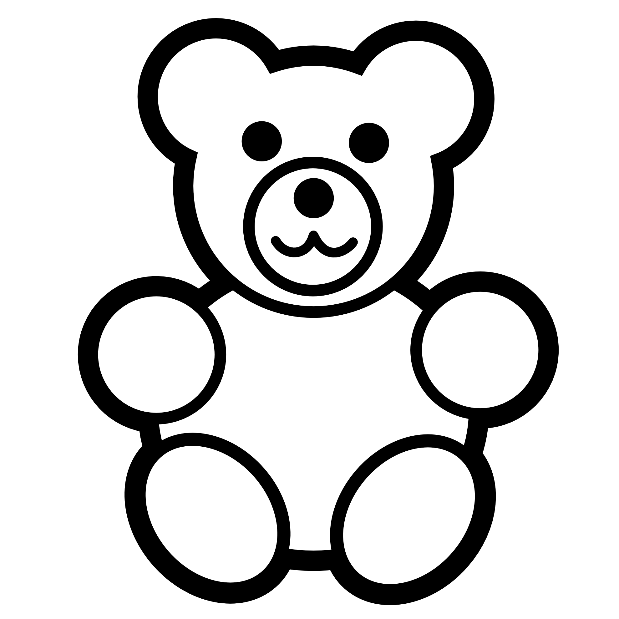 Bear Paw Outline Free Download On ClipArtMag