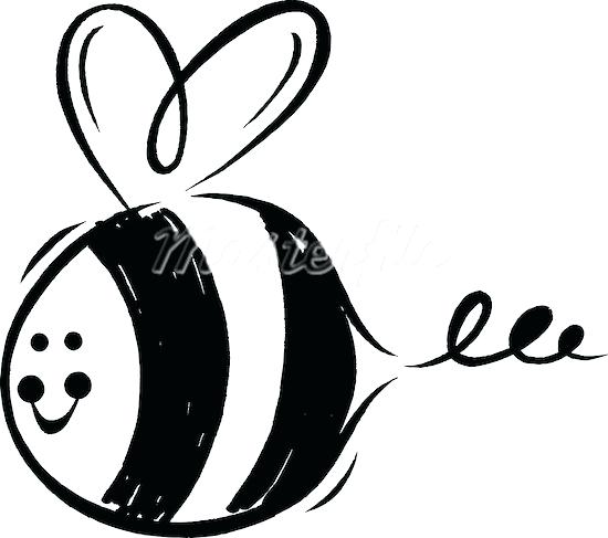 Bee Black And White Clipart | Free download on ClipArtMag