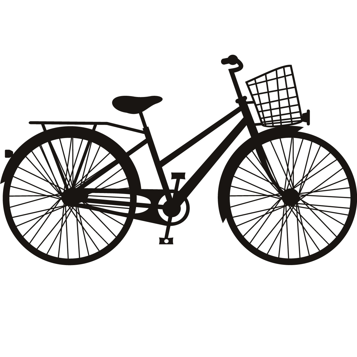 Bicycle Line Art | Free download on ClipArtMag