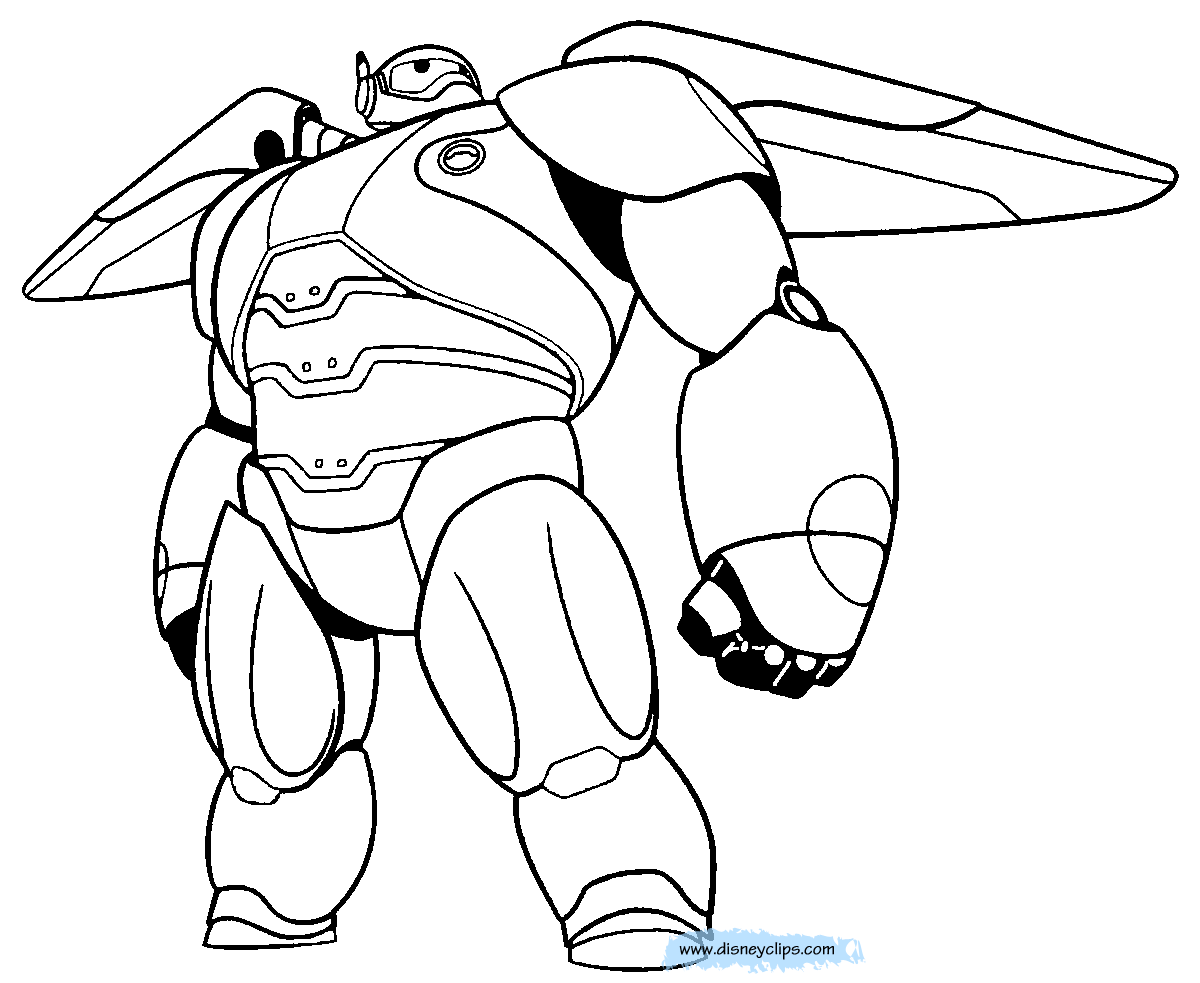Big Hero 6 Coloring Pages Free Download On ClipArtMag