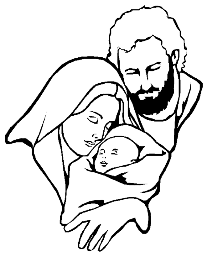 Birth Of Jesus Coloring Page | Free download on ClipArtMag