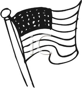 Black And White American Flag Clipart | Free download on ClipArtMag