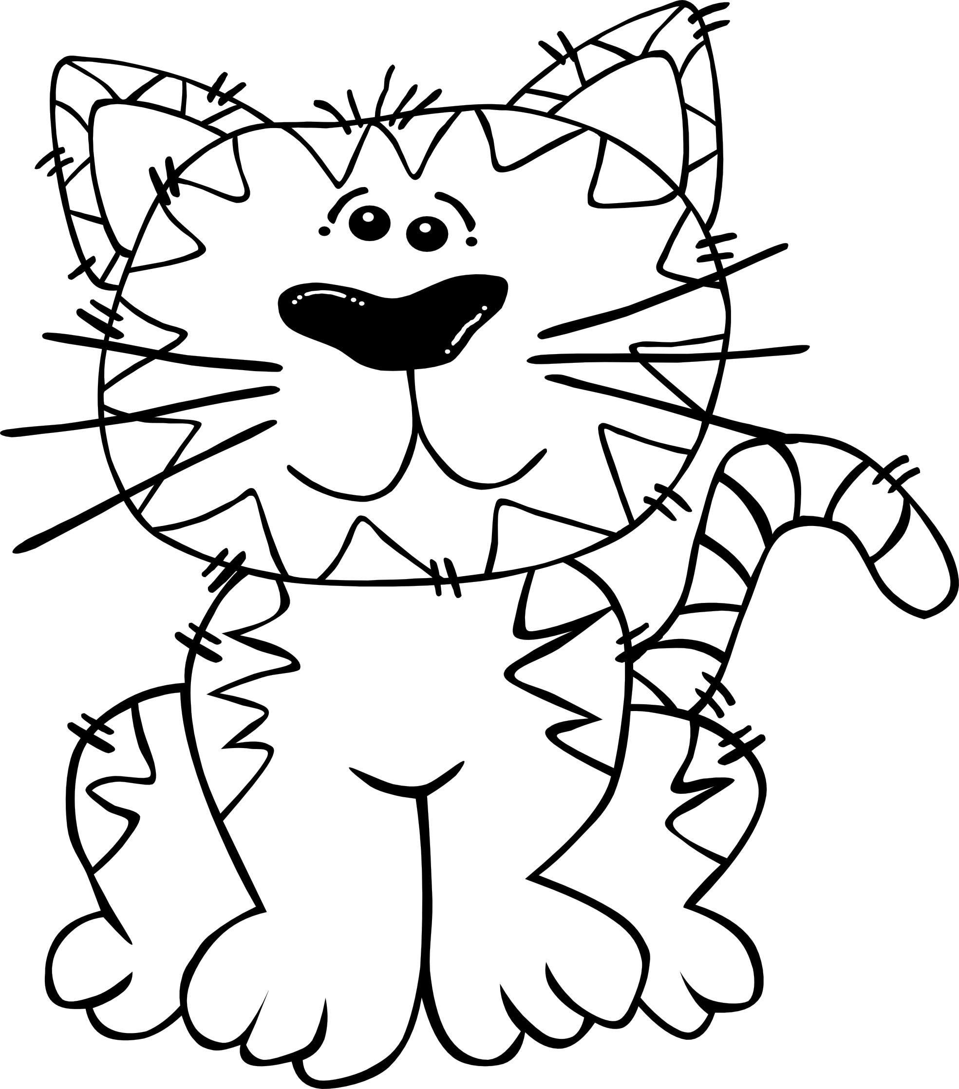 Black And White Cat Cartoon Pictures | Free download on ClipArtMag