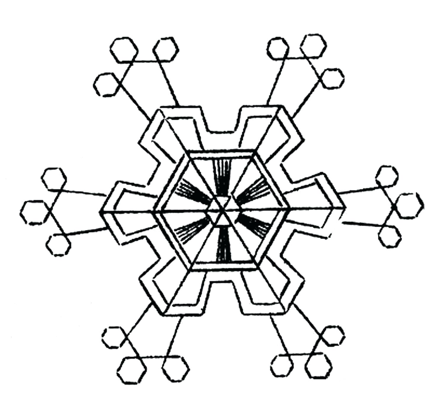 Black And White Clipart Snowflake Free download on