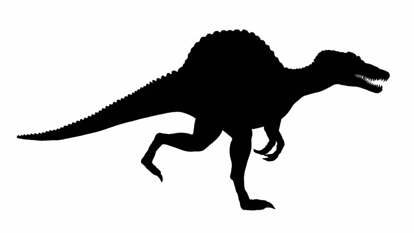 Black And White Dinosaur | Free download on ClipArtMag