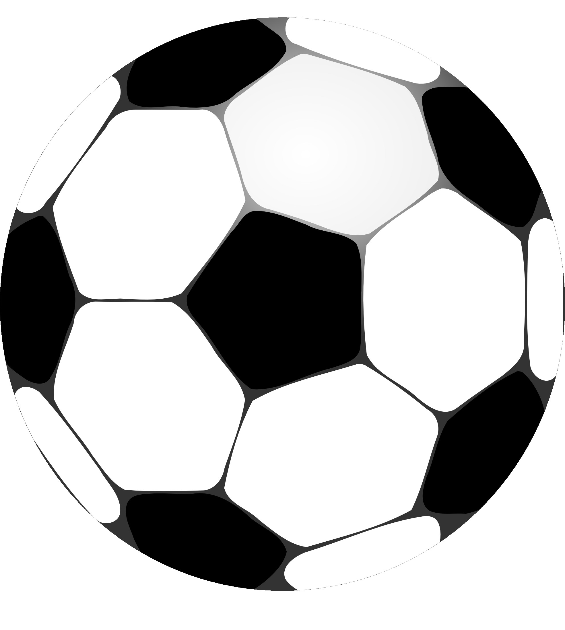 Football Clipart Black And White Png - MGP Animation