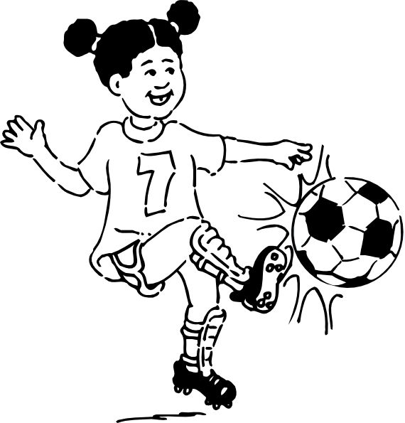 Football Game Clipart Black And White - MGP Animation