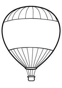 Black And White Hot Air Balloon | Free download on ClipArtMag