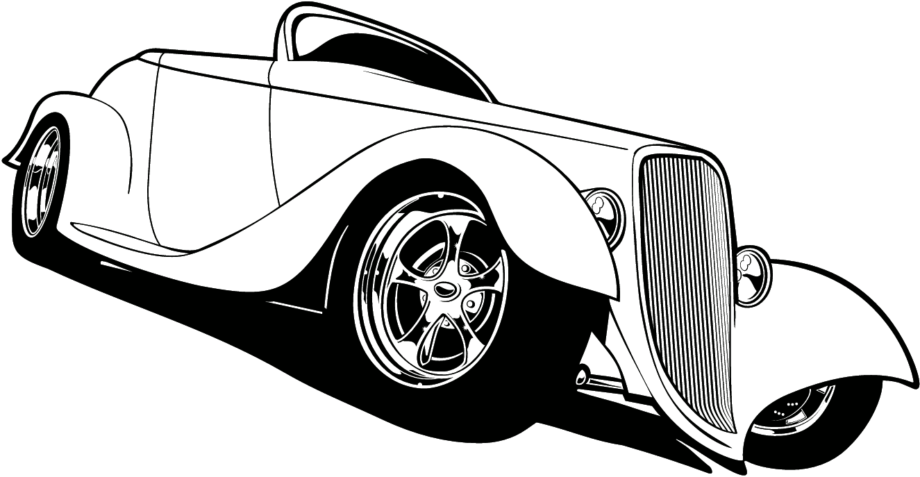 Black And White Race Car Clipart Free download on ClipArtMag