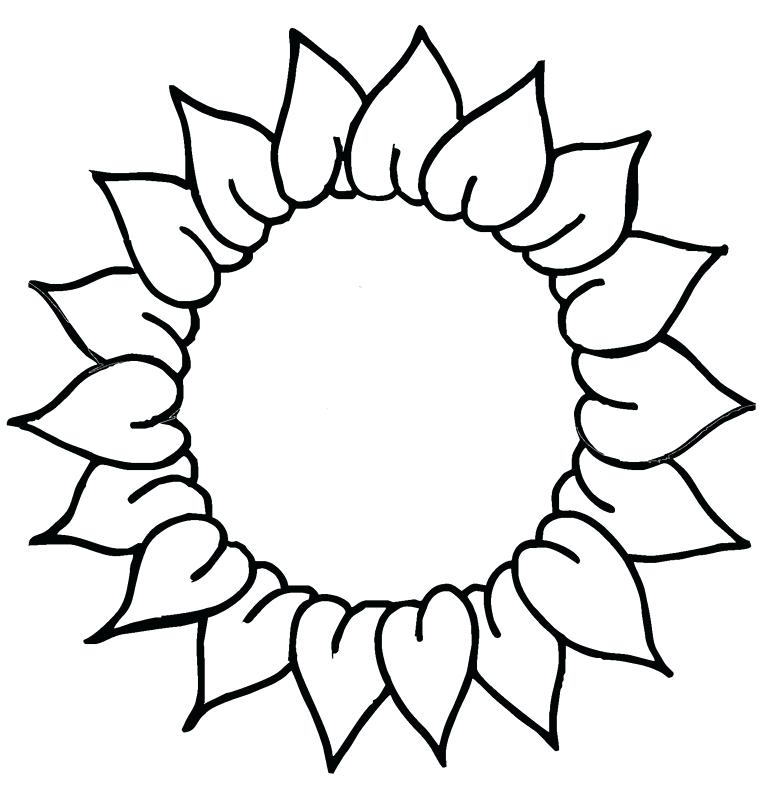 Black And White Sunflower Clipart | Free download on ...