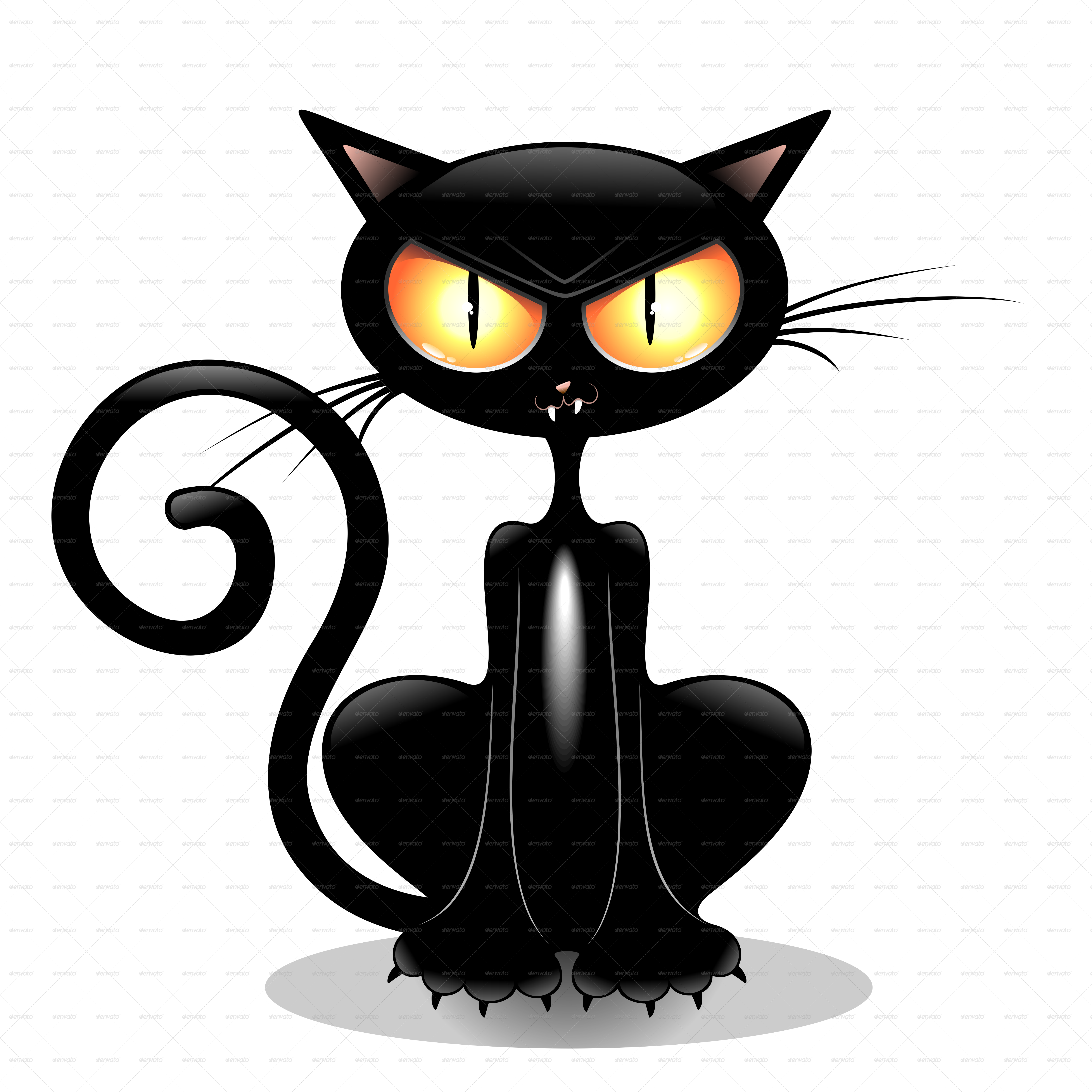 Black Cat Pictures Cartoon Free download on ClipArtMag