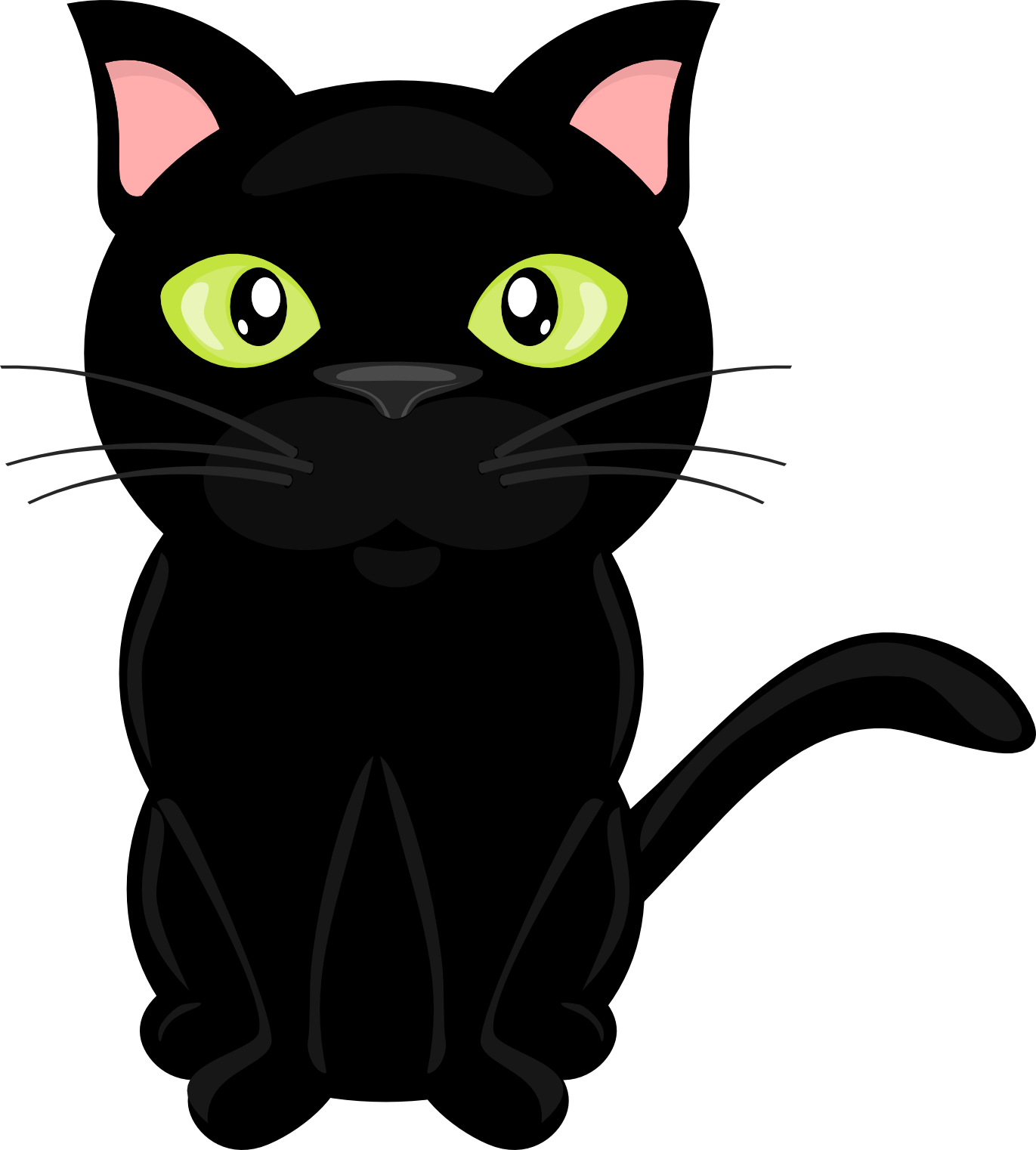 Black Cat Pictures Cartoon Free Download On ClipArtMag