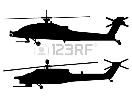 Black Hawk Helicopter Silhouette | Free download on ClipArtMag