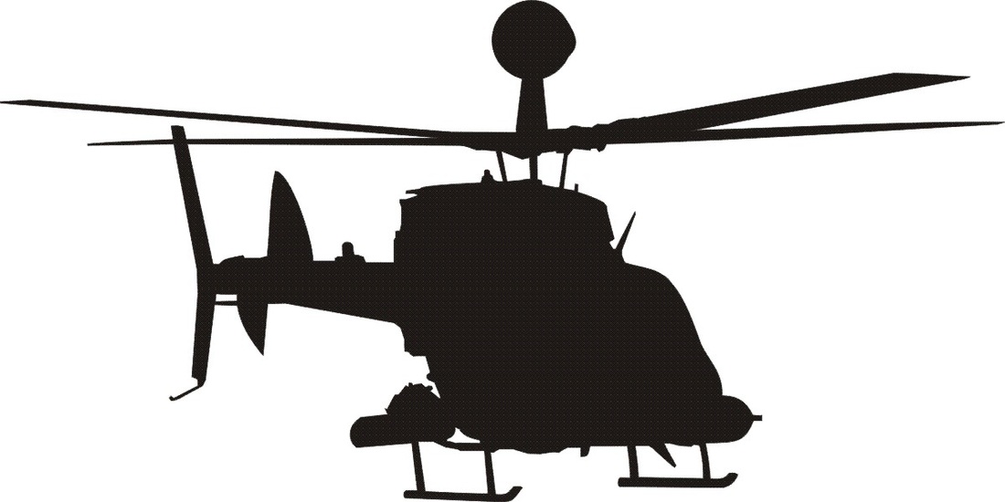 Black Hawk Helicopter Silhouette | Free download on ClipArtMag