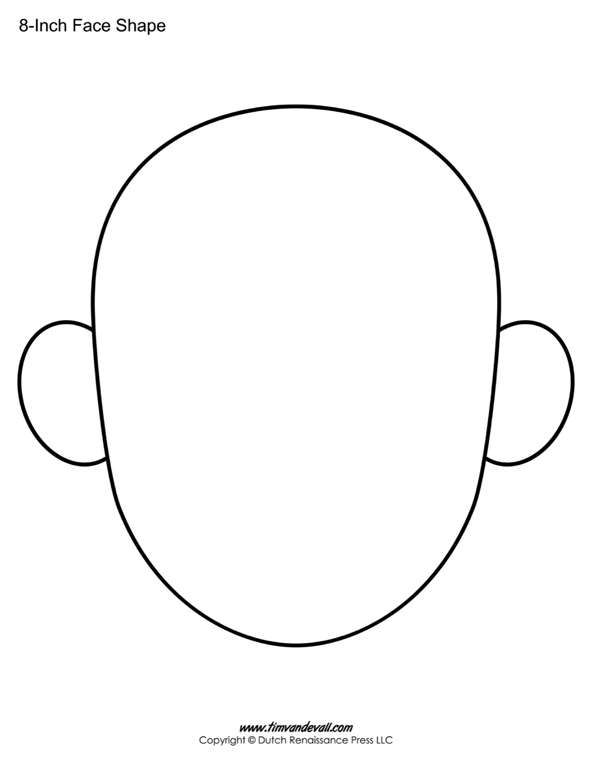 Blank Face Outline Free download on ClipArtMag