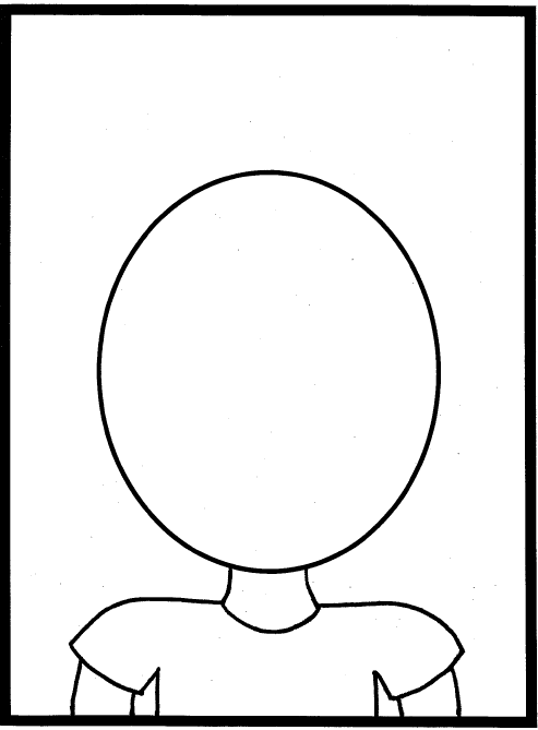 Blank Face Template Printable Free