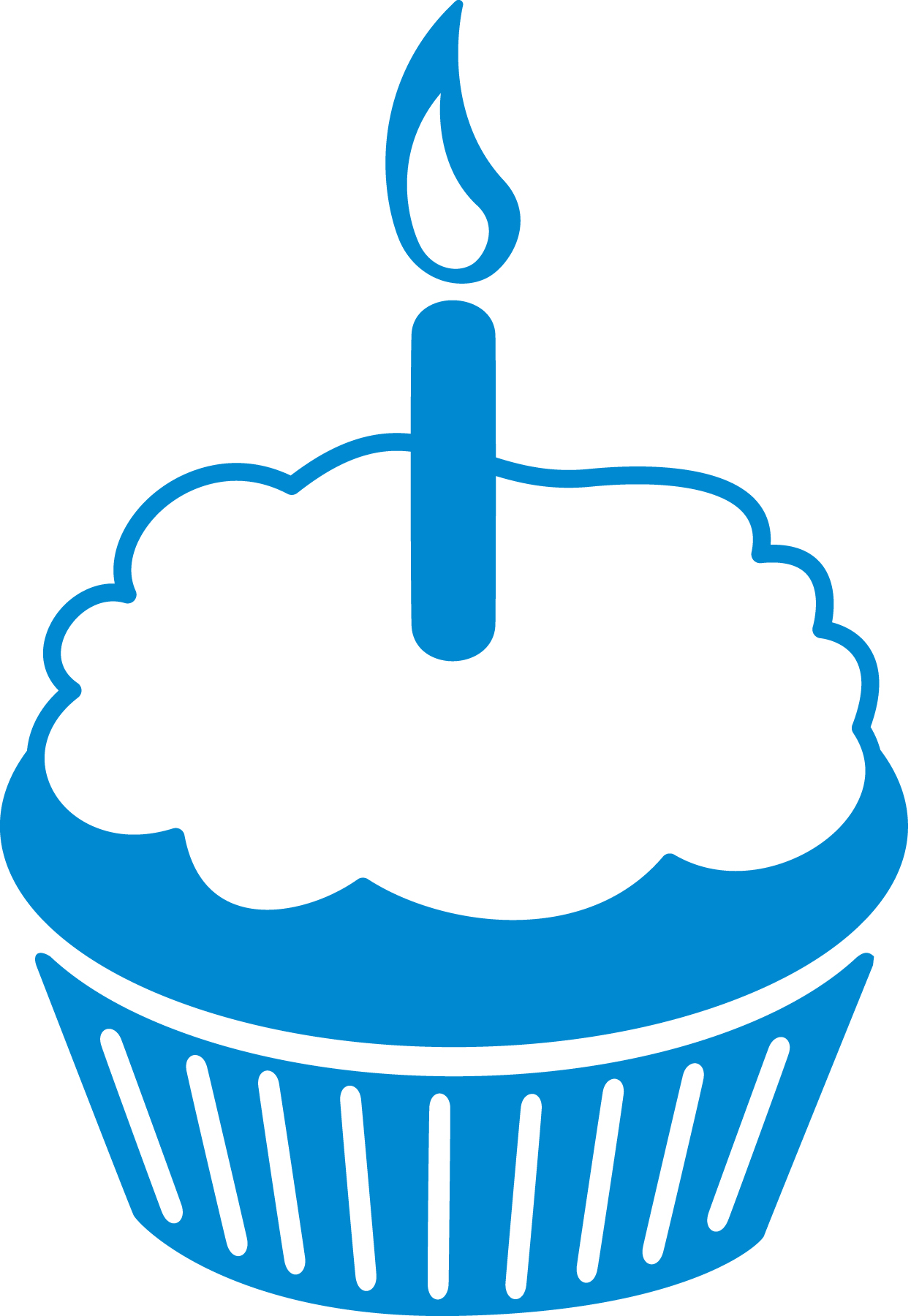Blue Birthday Cake Clipart | Free download on ClipArtMag