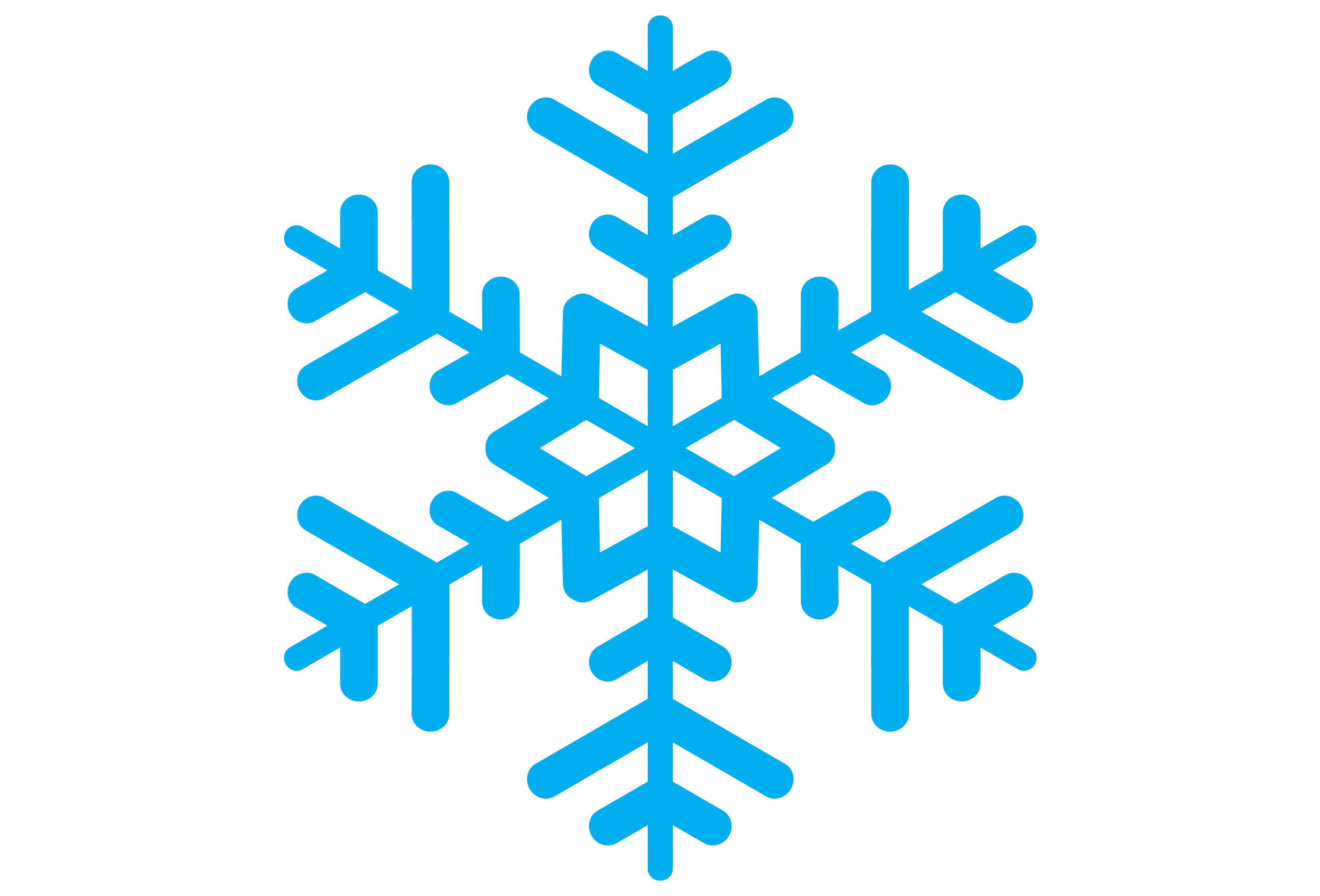 Blue Snowflakes Clipart Free Download On Clipartmag