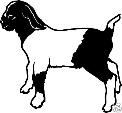 Boer Goat Outline | Free download on ClipArtMag