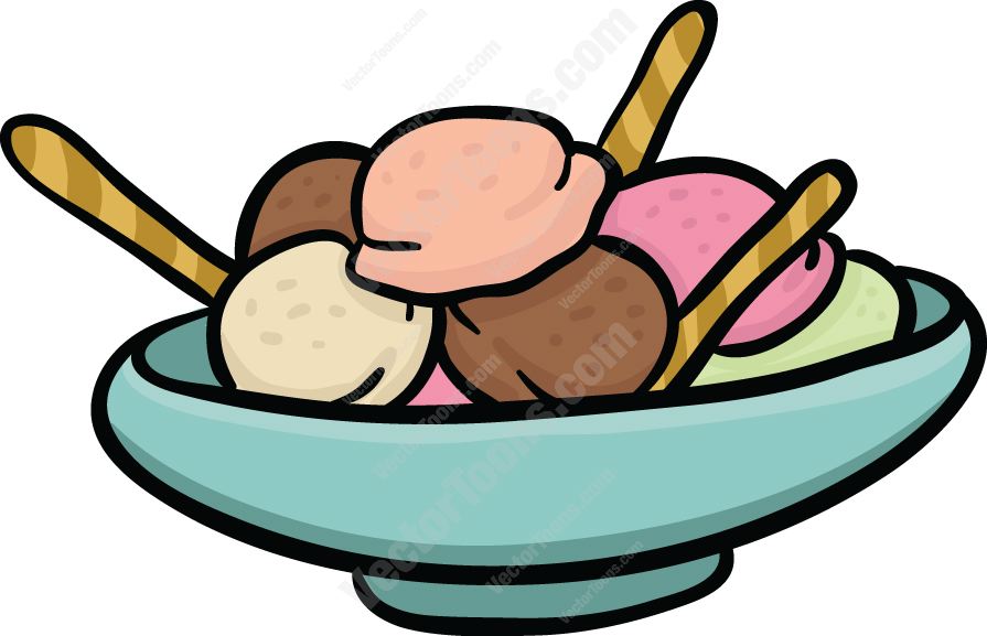 Bowl Of Ice Cream Clipart Free Download On Clipartmag