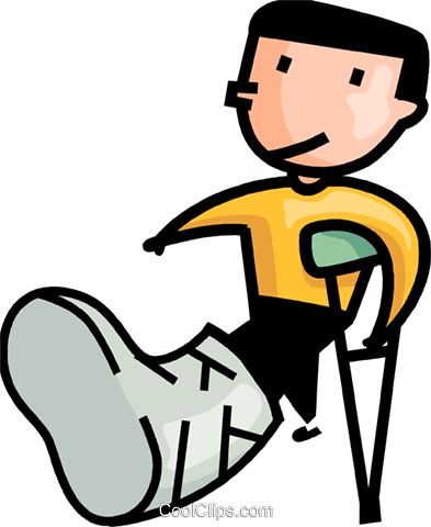 Broken Leg Cartoon Clipart | Free download on ClipArtMag