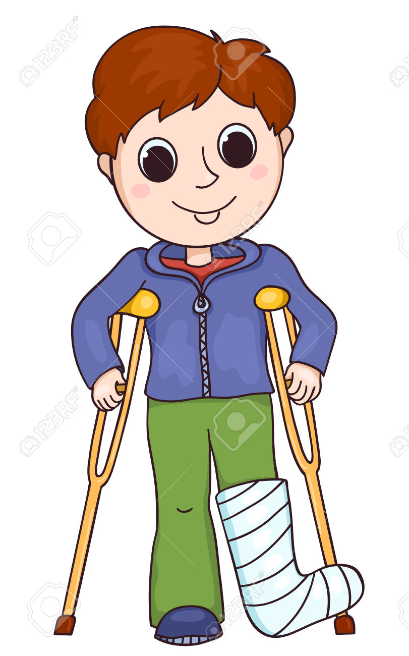 Broken Leg Cartoon Clipart | Free download on ClipArtMag