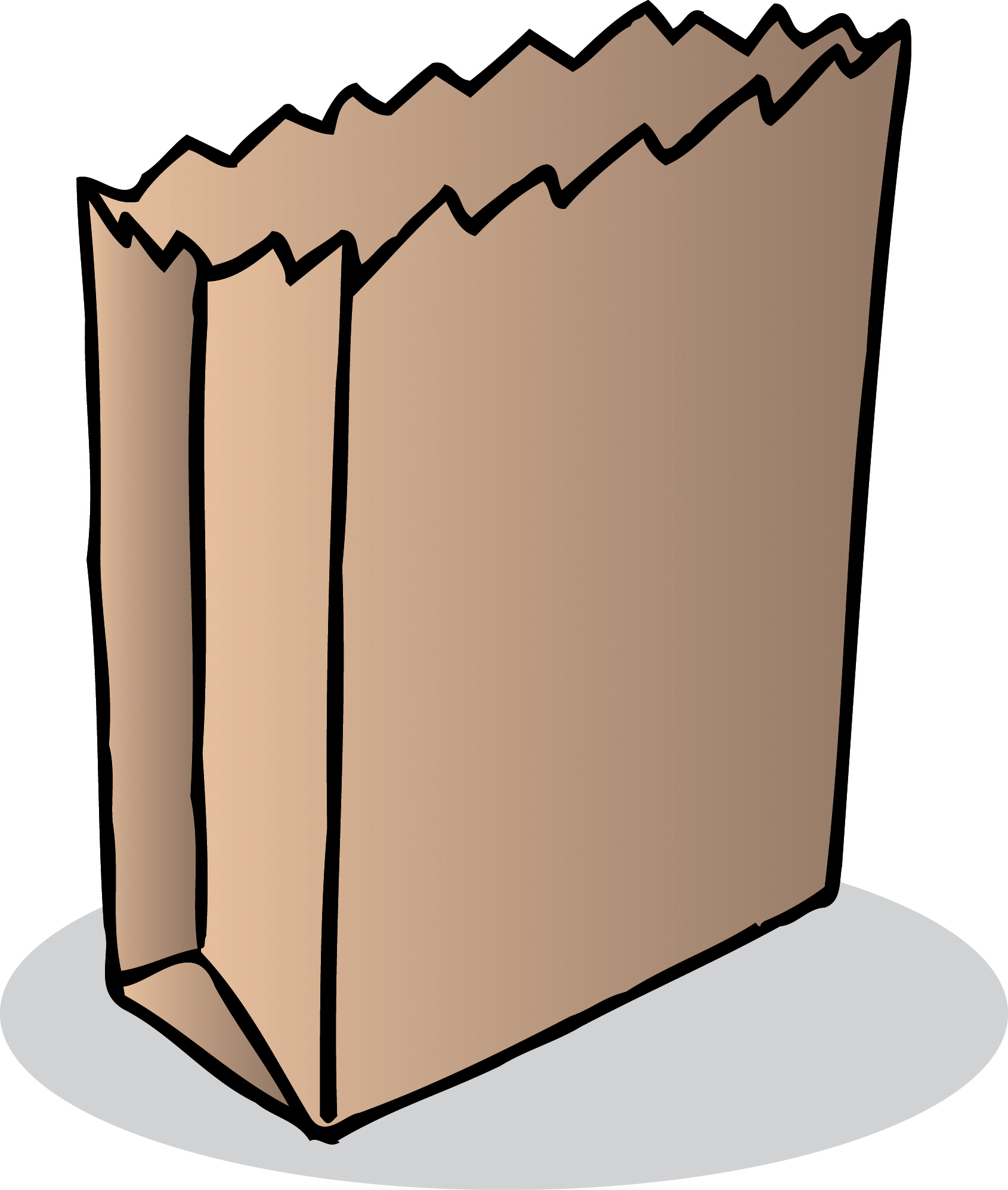 Brown Bag Clipart Free download on ClipArtMag