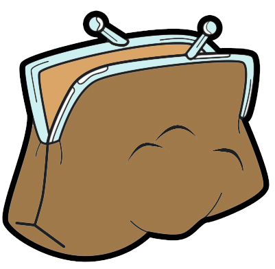 Brown Bag Clipart | Free download on ClipArtMag