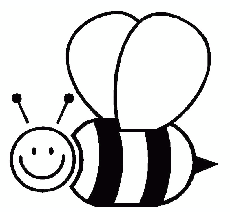 Bumble Bee Outline Free download on ClipArtMag