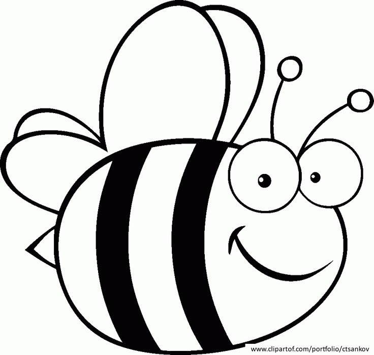 Bumble Bee Template Printable Clipart Free download on ClipArtMag