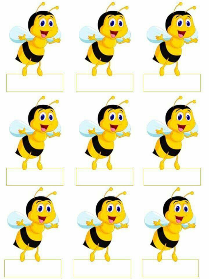 Bee Printable Template